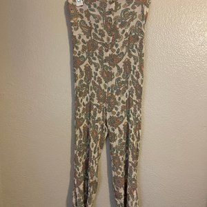 Paisley Print Jumpsuit fits like a S